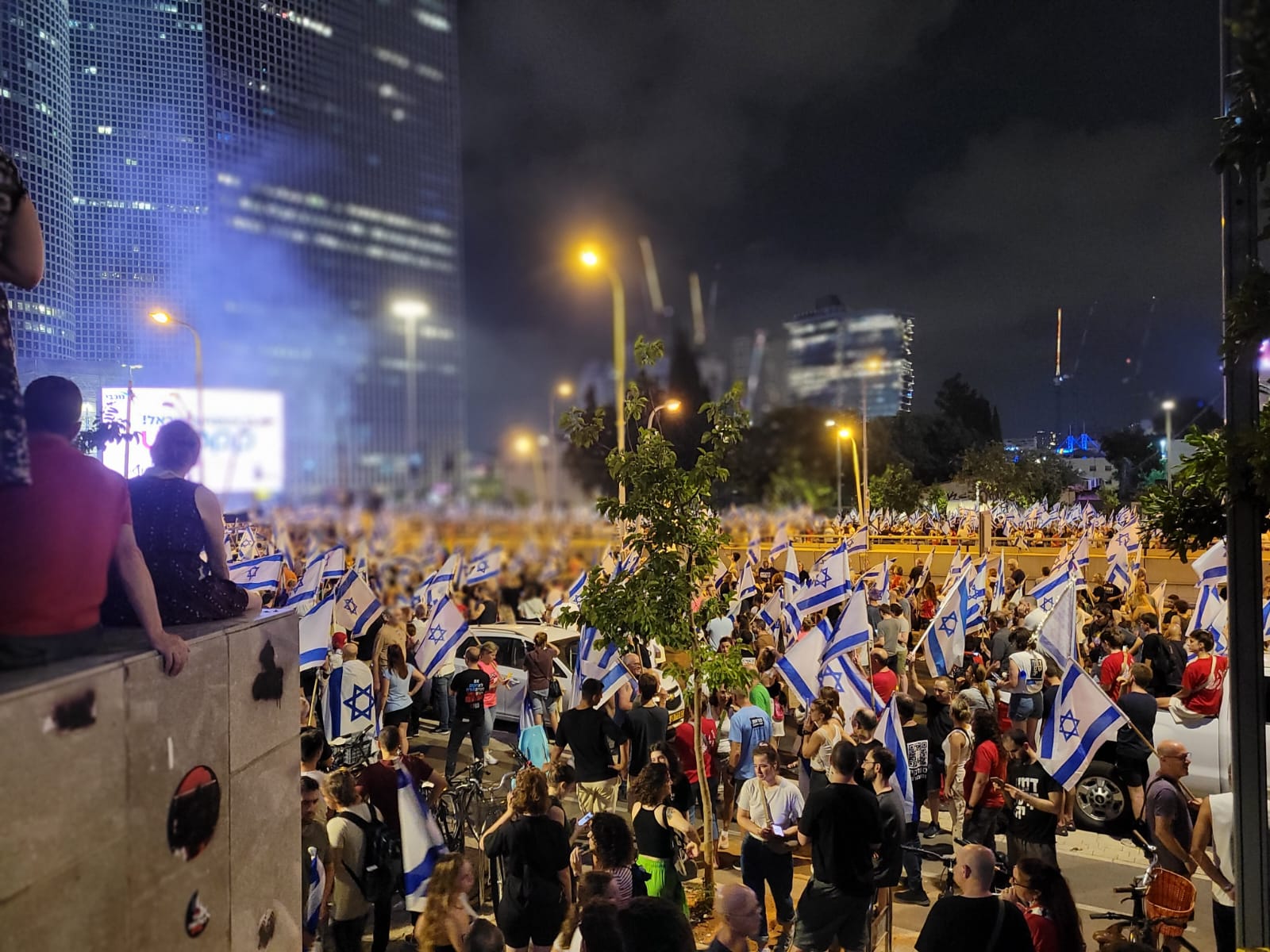מחאה - אגודת העיתונאי בתל אביב