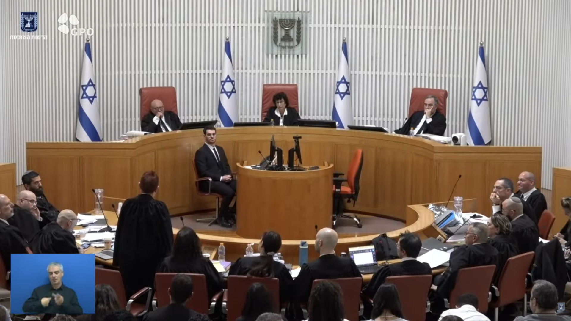 דיון בבג"ץ בעתירות שעניינן החלטת הממשלה לסגירת גלי צה"ל | צילום: לע"מ