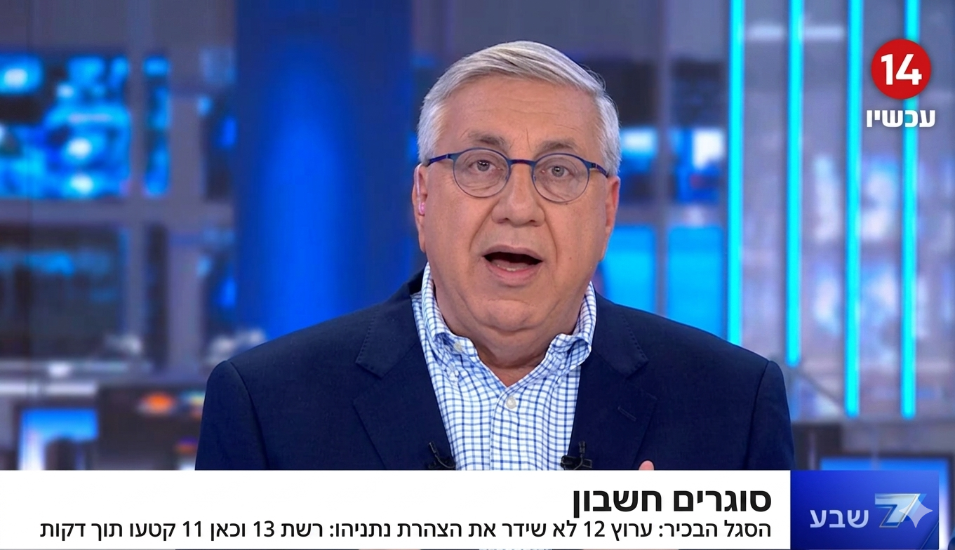 יעקב ברדוגו בפינתו "סוגרים חשבון" בתוכנית 7 בערב | צילום: ערוץ 14