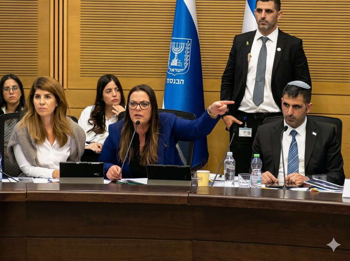 שר התקשורת, שלמה קרעי וח"כ גלית דיסטל-אטבריאן בוועדה לדיון בהצעת חוק התקשורת (שידורים) | צילום: ערוץ הכנסת