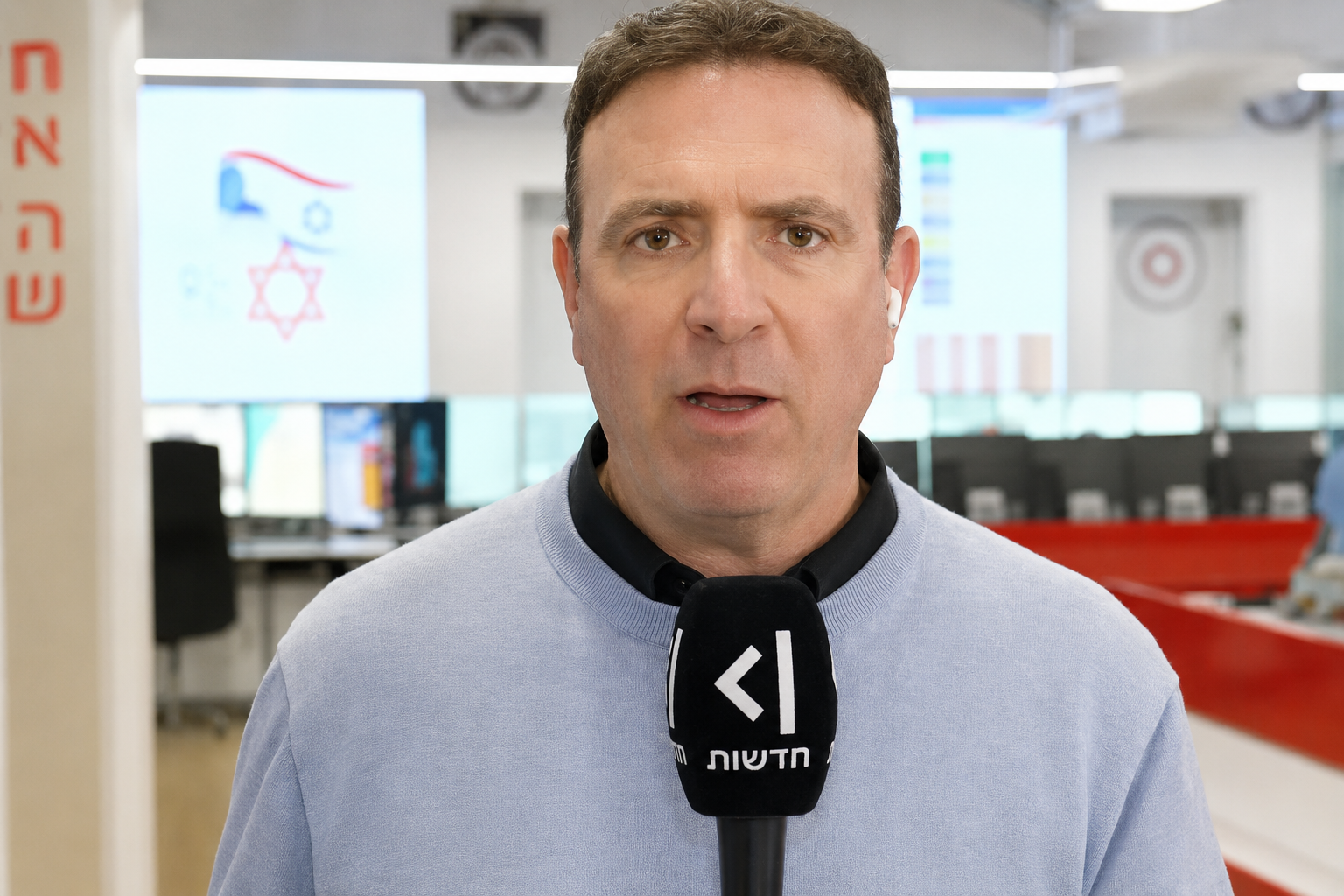 יואב בורוביץ, כתב "חדשות כאן" | צילום: תאגיד השידור הישראלי