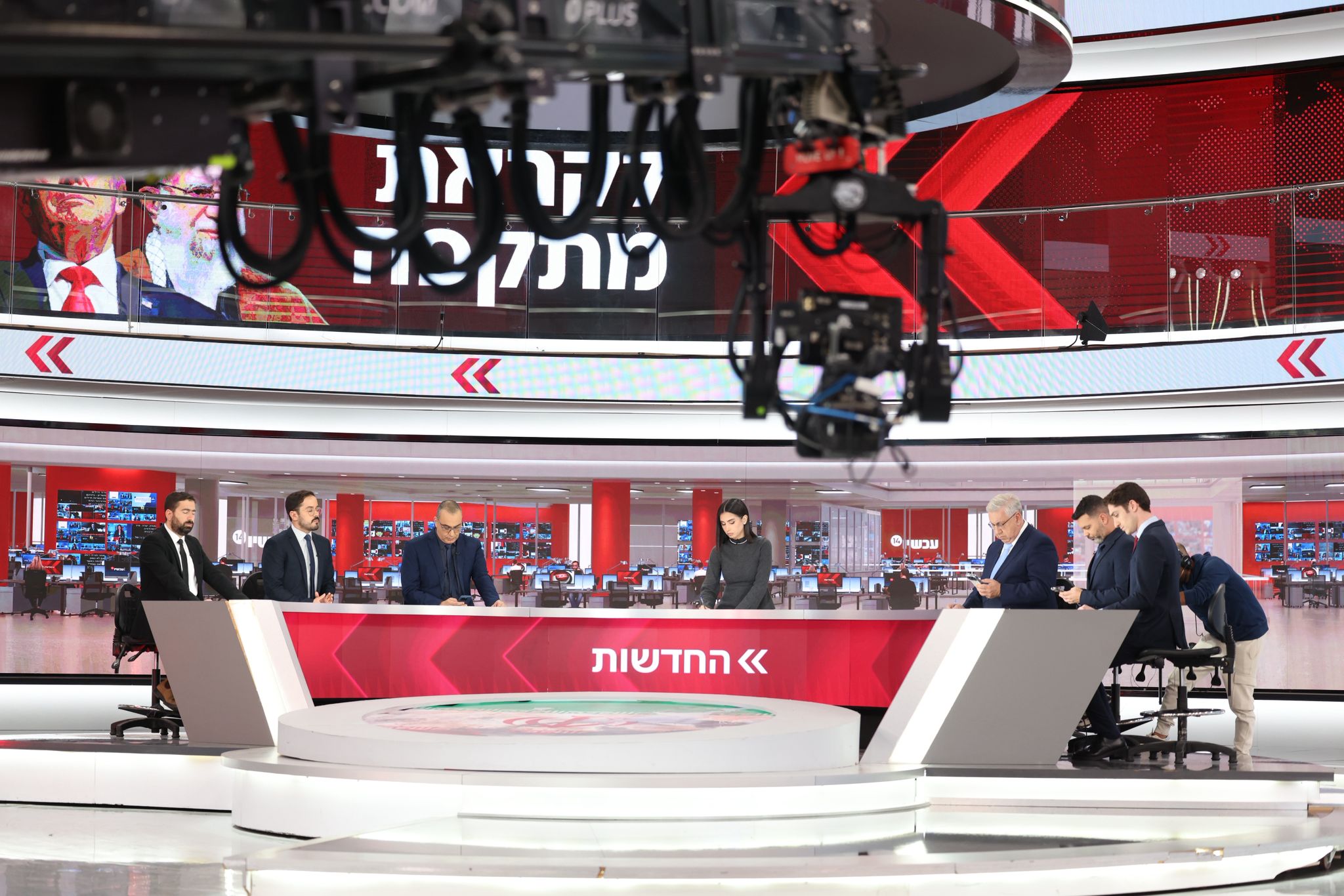 אולפני ערוץ 14 בקריית התקשורת במודיעין | צילום: ערוץ 14